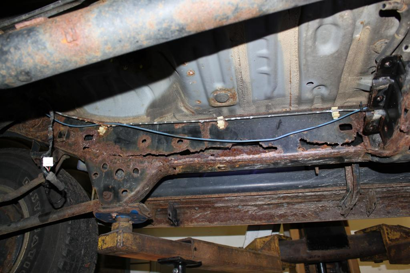 Luckily not mine, but a number of the ones I looked at were close to this. All but one of the owners told me the frame was fine.